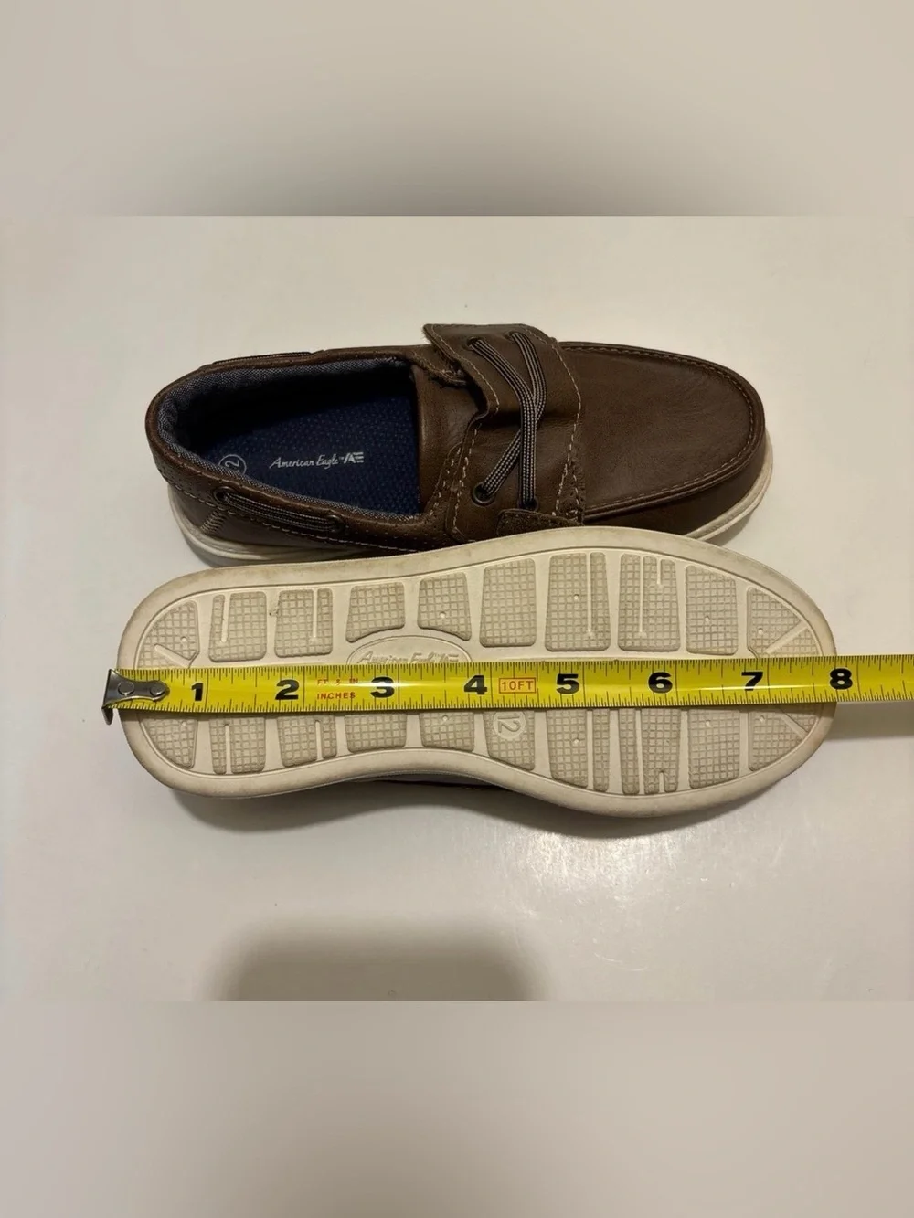 American Eagle Boys Size 12 Slip-On Casual Boat Shoes